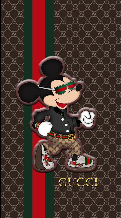 gucci mickey mouse wallpaper